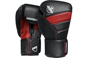Hayabusa T3 Boxing Gloves for Men and Women Wrist and Knuckle Protection, Dual-X Hook and Loop Closure, Splinted Wrist Support, 5 Layer Foam Knuckle Padding