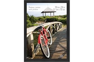 MCS Museum Poster Frame 20x28 Onyx, Vertical & Horizontal Wall Hanging Large Picture Frame for Photos, Posters & Art Prints (1-Pack)