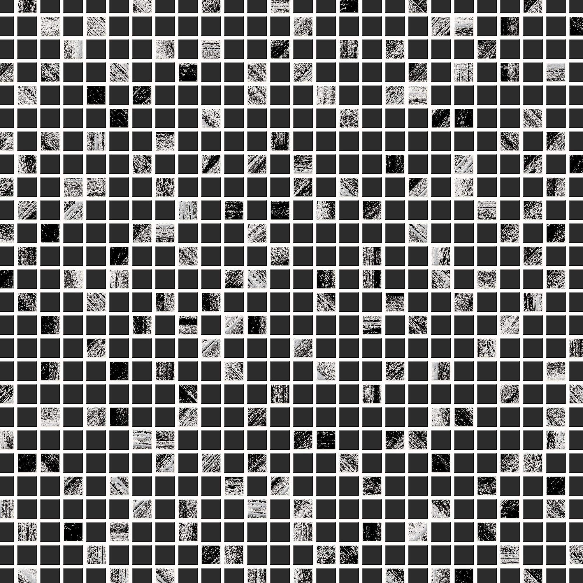 Contour Aroura Tile Kitchen Bathroom Black Silver Wallpaper