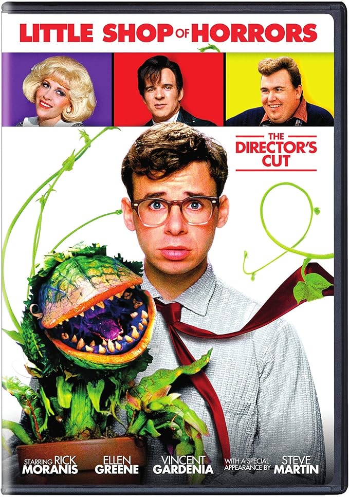 Little Shop Of Horrors Moranis Rick Greene Ellen Martin Steve Murray Bill Candy John Campbell Tisha Weeks Michelle Belushi James Gardenia Vincent Arnold Tichina Oz Frank Amazon Com Br Dvd E Blu Ray