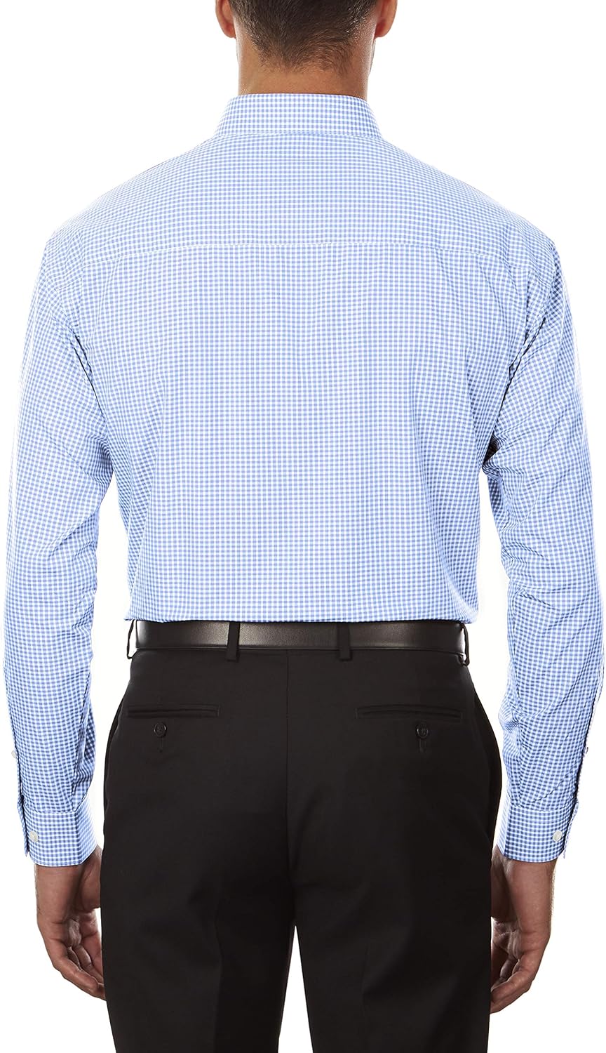 Unlisted by Kenneth Cole Men's Dress Shirt Regular Fit Checks and Stripes (Patterned) at  Men’s Clothing store