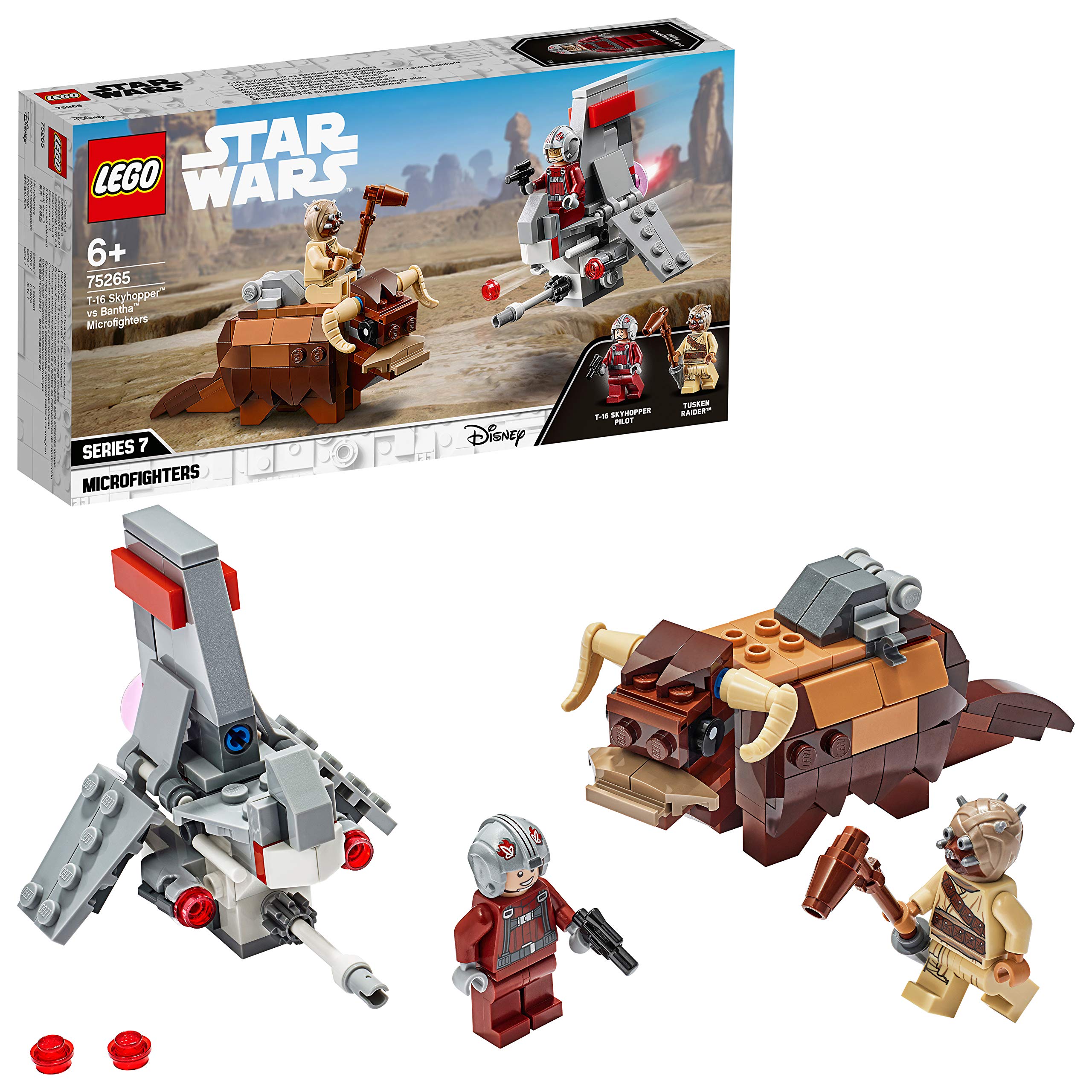 LEGO Star Wars 75265 T-16 Skyhopper vs Bantha Microfighters
