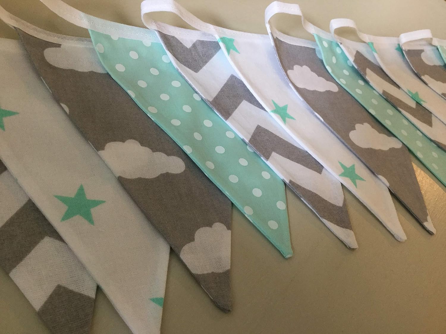 grey bunting for nursery