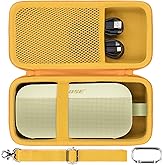 co2CREA Hard Travel Case Replacement for Bose New SoundLink Flex 2nd Gen/Bose SoundLink Flex Bluetooth Portable Speaker (Yellow Case)