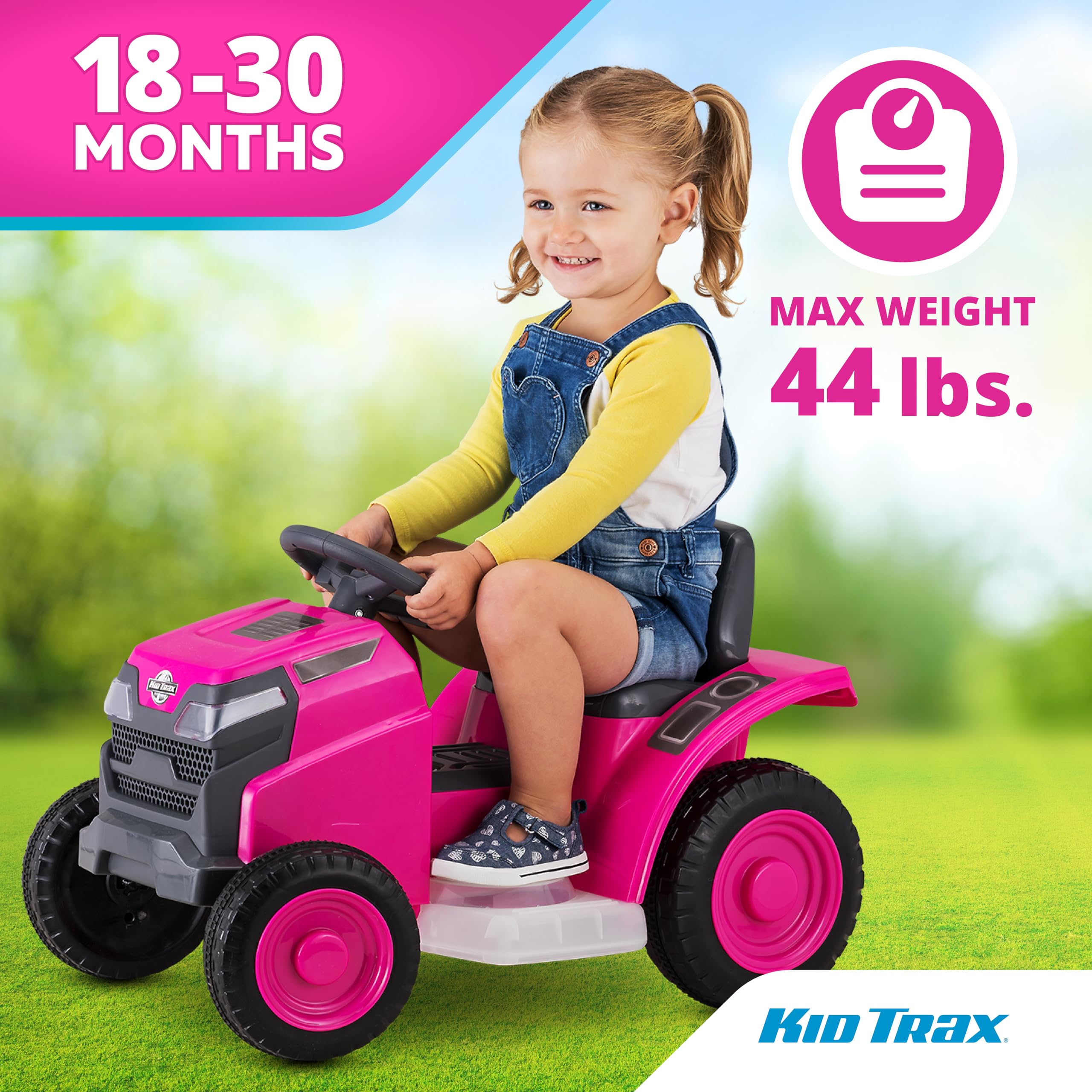 Kid Trax 6V Mow And Go Lawn Mower Image 4