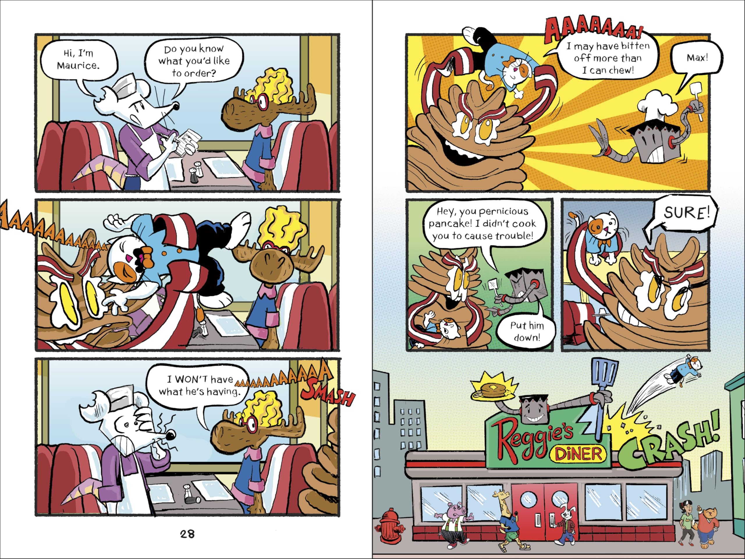 Max Meow 6: When Pancakes Go Bad (Really Bad!): (A Graphic Novel)