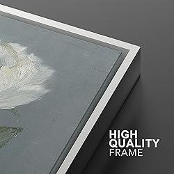 MUDECOR Framed Canvas Print Wall Art Set White