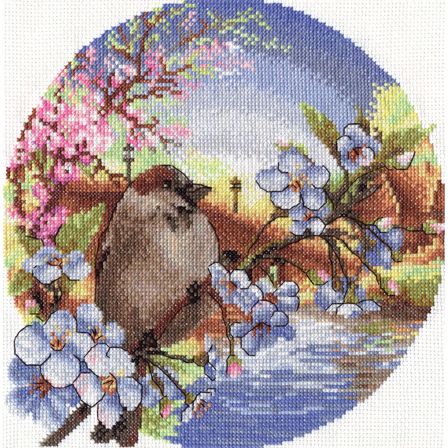 Panna Counted Cross Stitch Kit Soft Wind (Bird)
