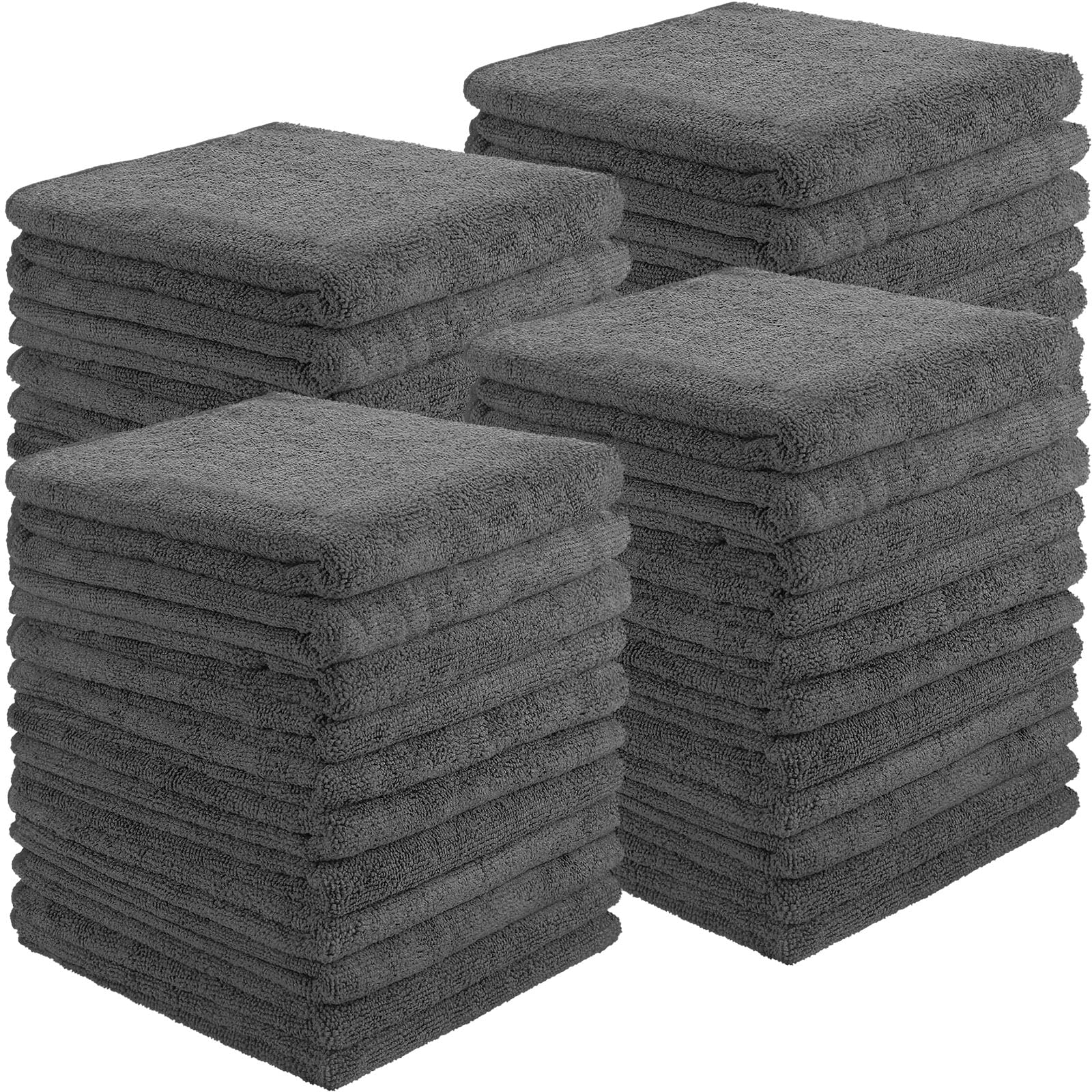 Photo 1 of Shimeyao 26 Pack Salon Bleach Proof Towels Highly Absorbent Hair Towels Hand Facial Cloths Bleach Resistant for Salon Barber Spa Beauty Bath Hair Stylist(Gray,16 x 29 Inch)