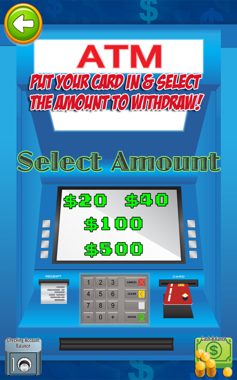 Supermarket Cash Register Simulator Grocery Store Cashier, Money