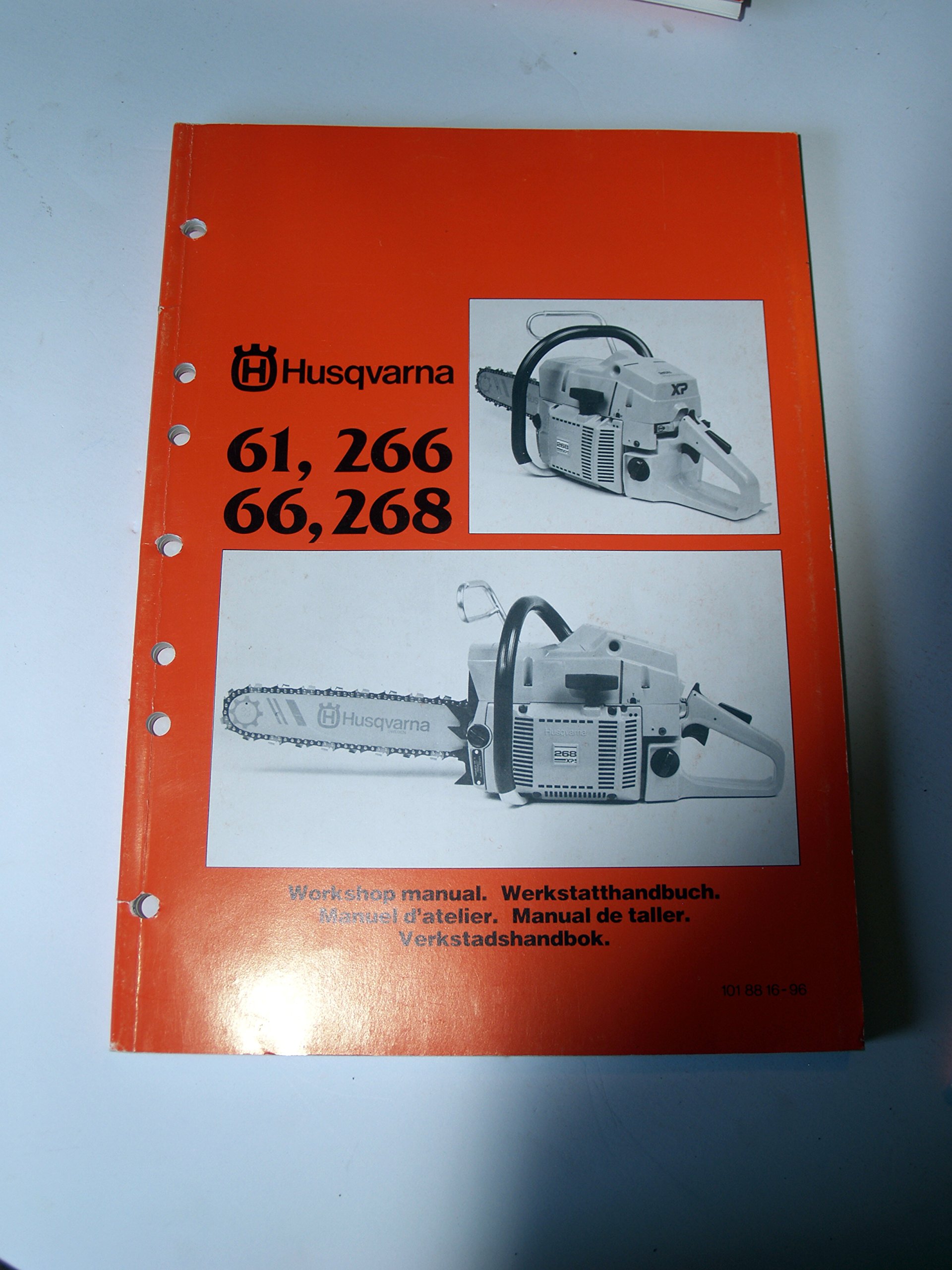 Husqvarna 61 266 66 268 Chain Saw Workshop Service Manual: Husqvarna:  0739718157392: Amazon