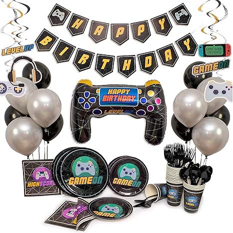 Amazoncom Video Game Party Supplies For Kids Add To - 