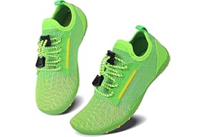 Caitin Boys Girls Water Shoes Quick Drying Aqua Beach Pool Swim Lightweight Athletic Sneakers for Little Big Kids