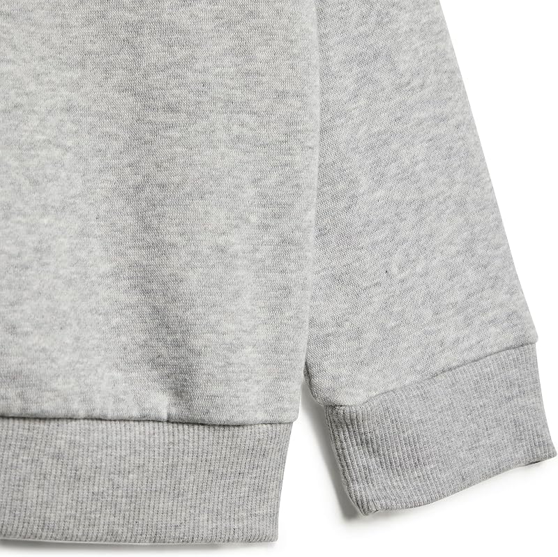 Unisex - Bimbi 0-24 Big Logo Essentials Jogger Track Suit, medium grey heather/white, 6-9 Months — foto 3 di 4