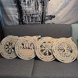 Walarky Viking Tree of Life Wall Decor 12x12 Wooden Art Nordic Rune view 3