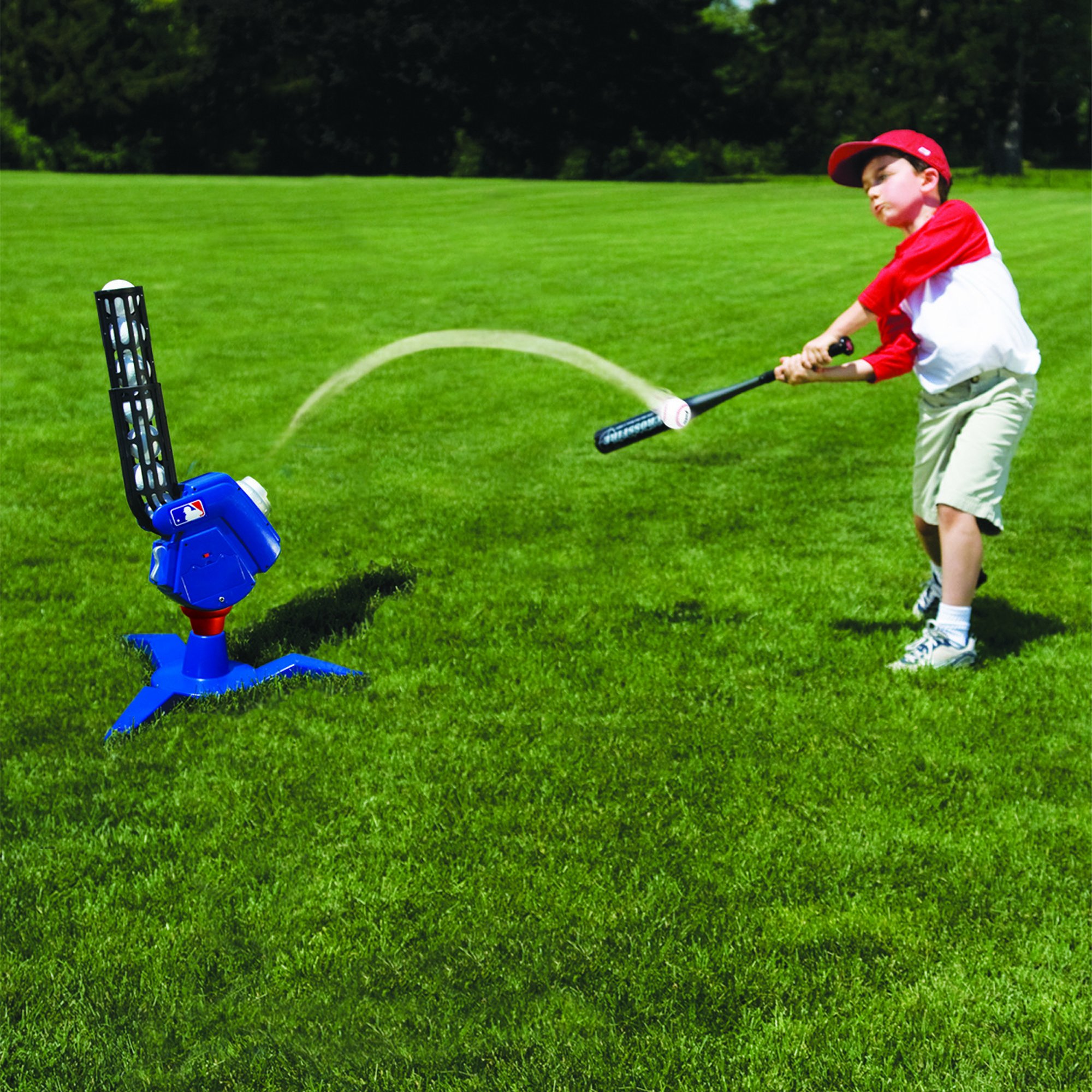 Franklin Sports Baseball Pitching Machine - Adjustable Baseball Hitting