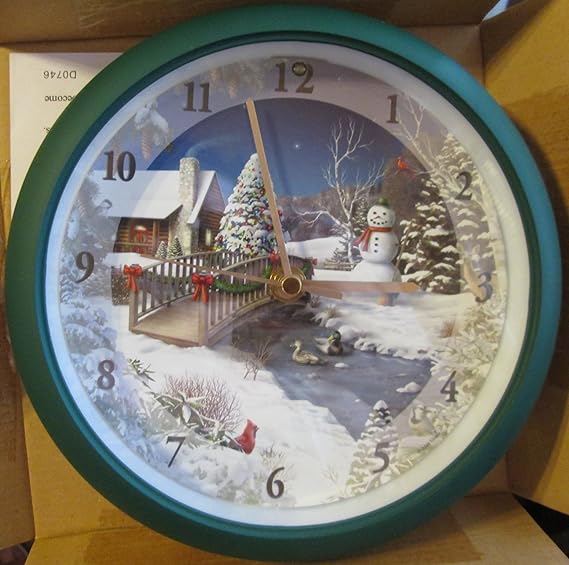 Christmas Carol Clock Home & Kitchen