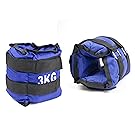 TekBox Wrist Ankle Weights Bracelets Straps For Resistance Strength Training Exercise Gym (2 x 2kg = 4kg)