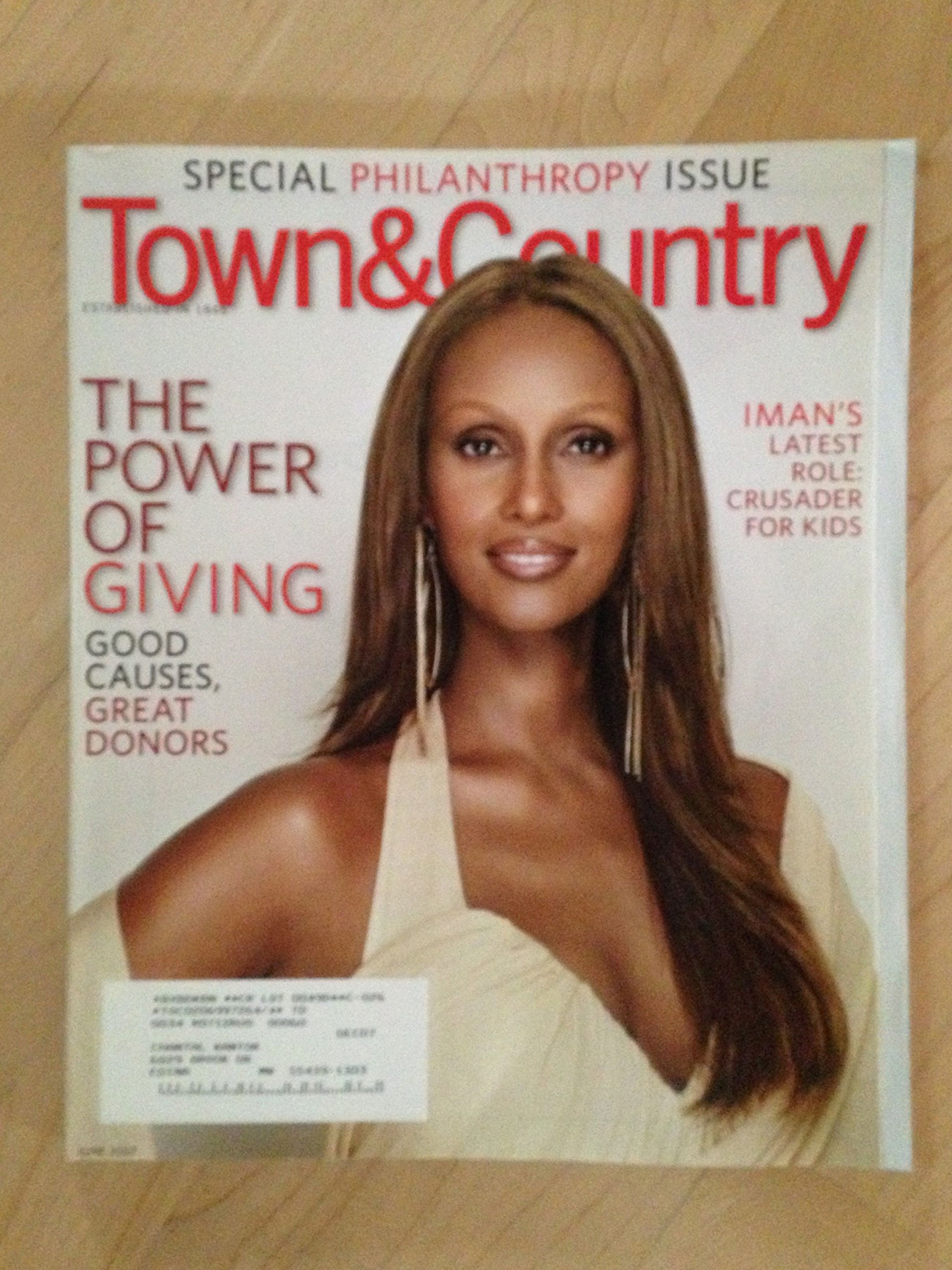 Town & Country Magazine June 2007: The Power of Giving Good Causes Great  Donors: Amazon.com: Books