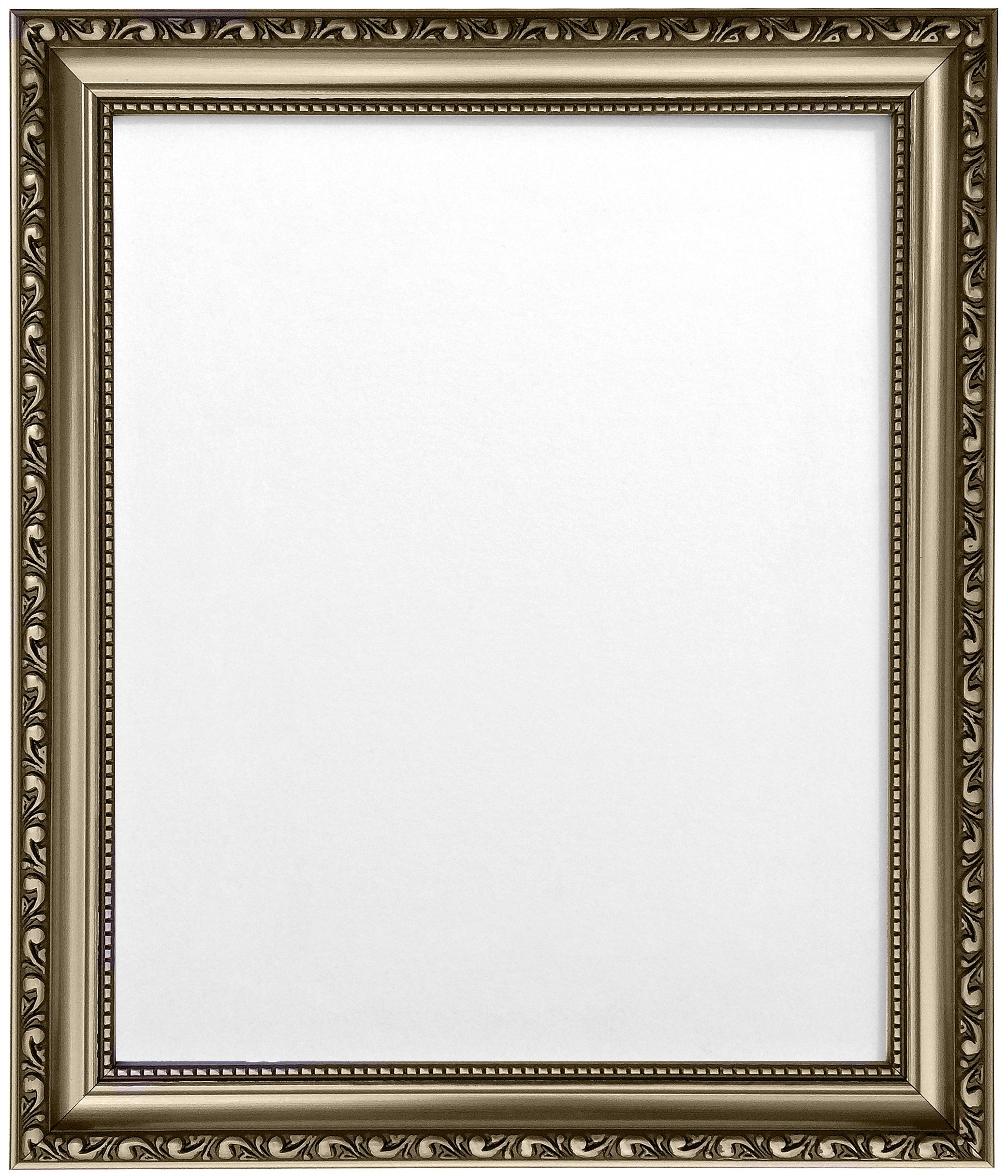 FRAMES BY POST Shabby Chic Gunmetal Picture Photo Frame 24"x18" (Plastic Glass)