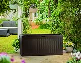Keter Samoa Outdoor Trunk with Wood Effect Brown 116.7x44.7x57 cm view 2