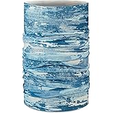 BUFF CoolNet UV Neck Gaiter, UPF 50 Sun Protection, Breathable, Versatile, Quick Dry Face Mask, Black & Blue, Adult Size