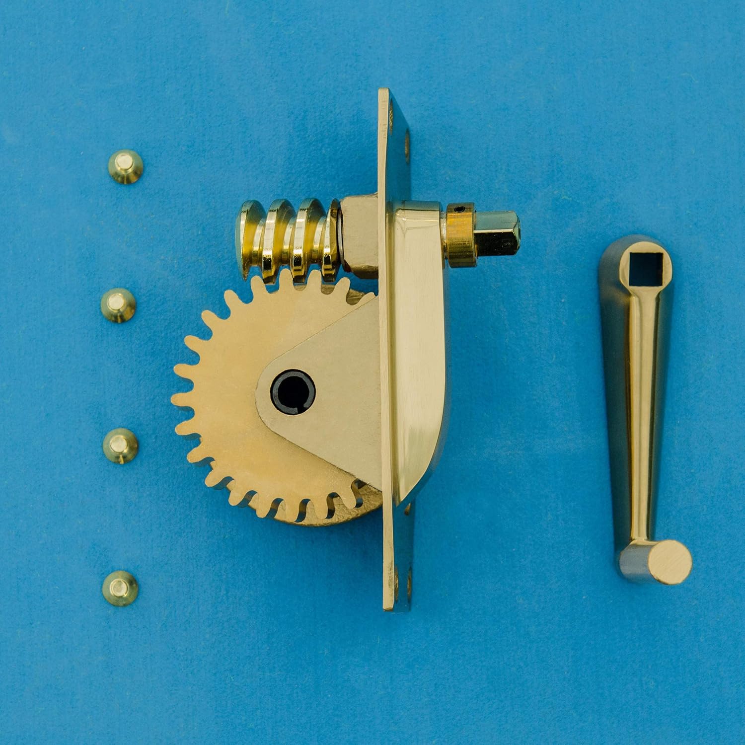 Vermont Tennis Post Winder Mechanism & Handle [3 Styles] | Premium Brass – Square & Round Tennis Posts (Large Square) : Sports & Outdoors