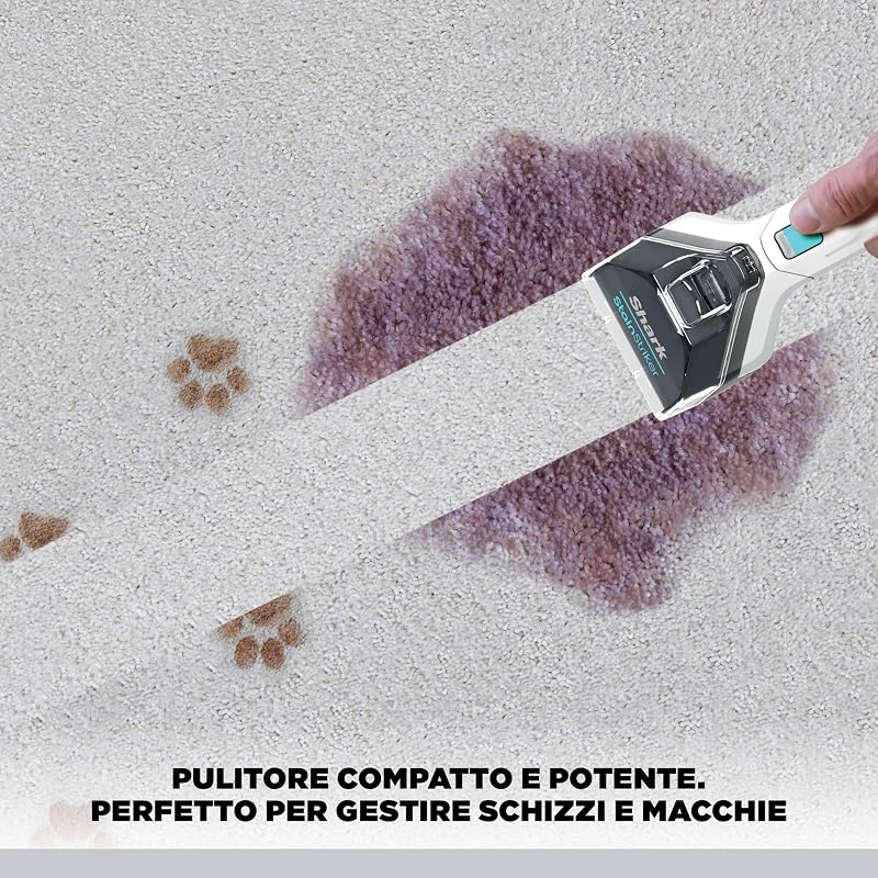 StainStriker, Pulitore Tappezzeria Smacchiatore, Portatile Bianco/Blu