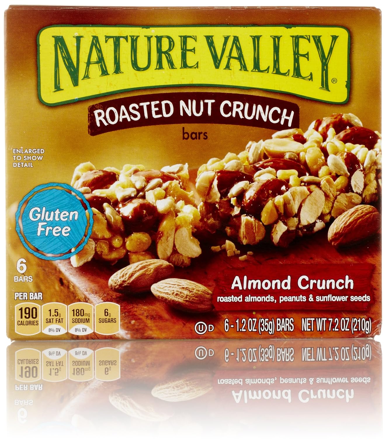 Nature Valley, Gluten Free Roasted Nut Crunch Bar, Almond Crunch, 1.24