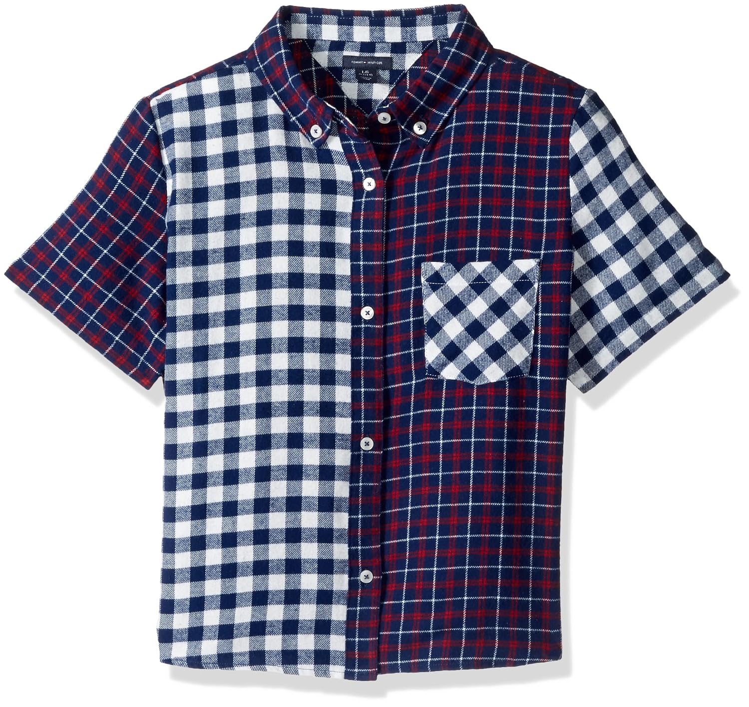 Tommy Hilfiger Girls Mix Plaid Short 