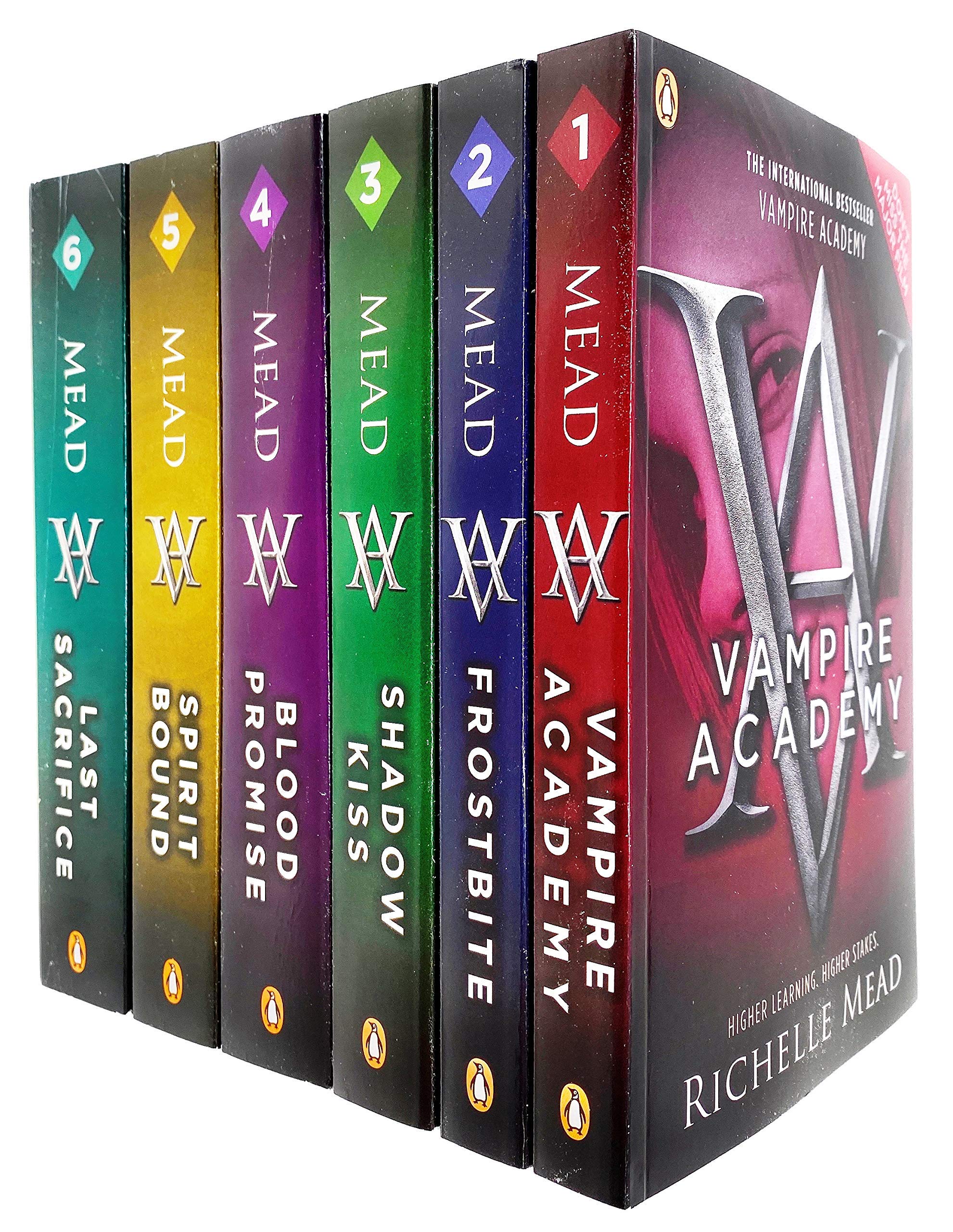 Vampire Academy Series Books 1 6 Collection Set By Richelle Mead Vampire Academy Frostbite Shadow Kiss Blood Promise Spirit Bound Last Sacrifice Richelle Mead Vampire Academy By Richelle Mead 978 0141328522