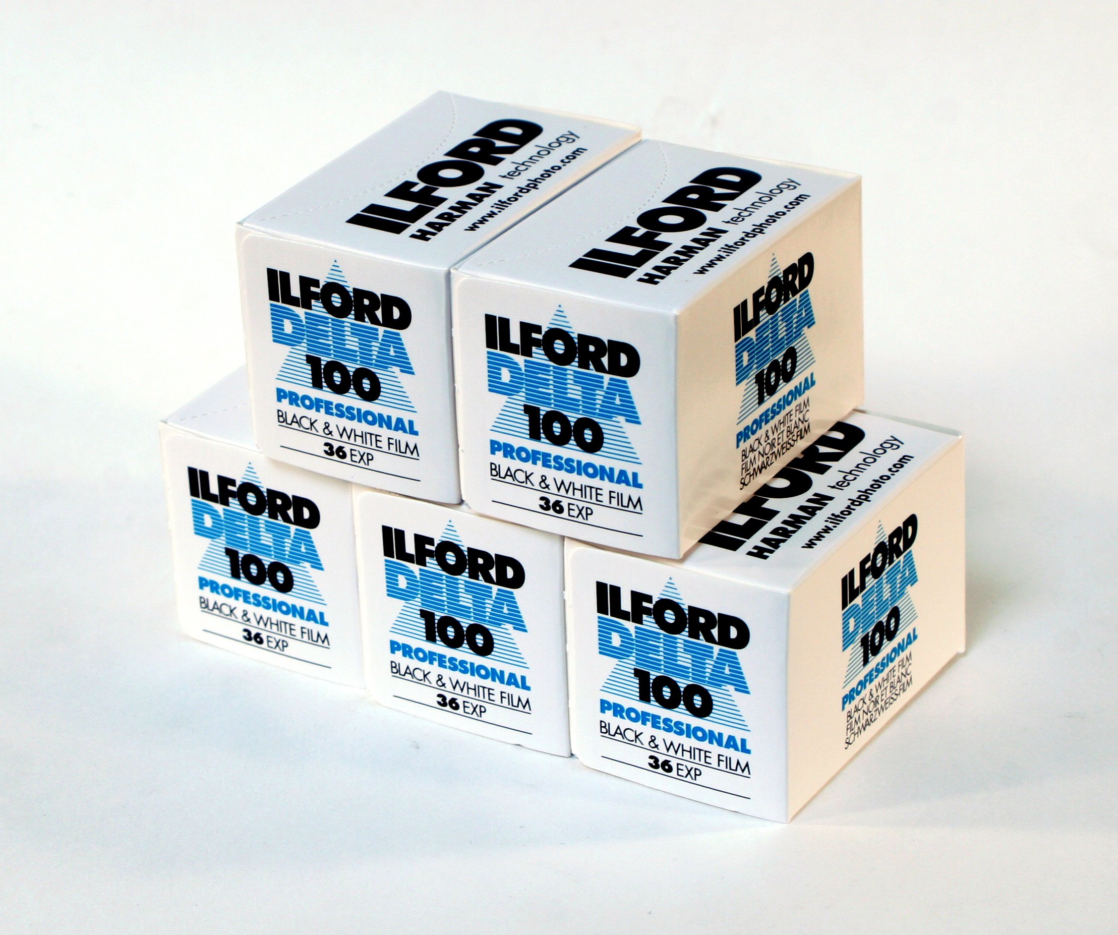 5x Ilford 1780624 photo film in black and white 36 shots