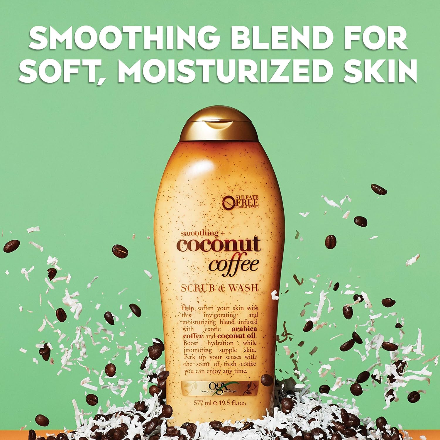 Ogx Coconut Coffee Body Wash - 19.5oz, 19.5 Oz : Beauty