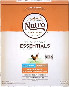 nutro wholesome essentials large breed puppy farm raised chicken