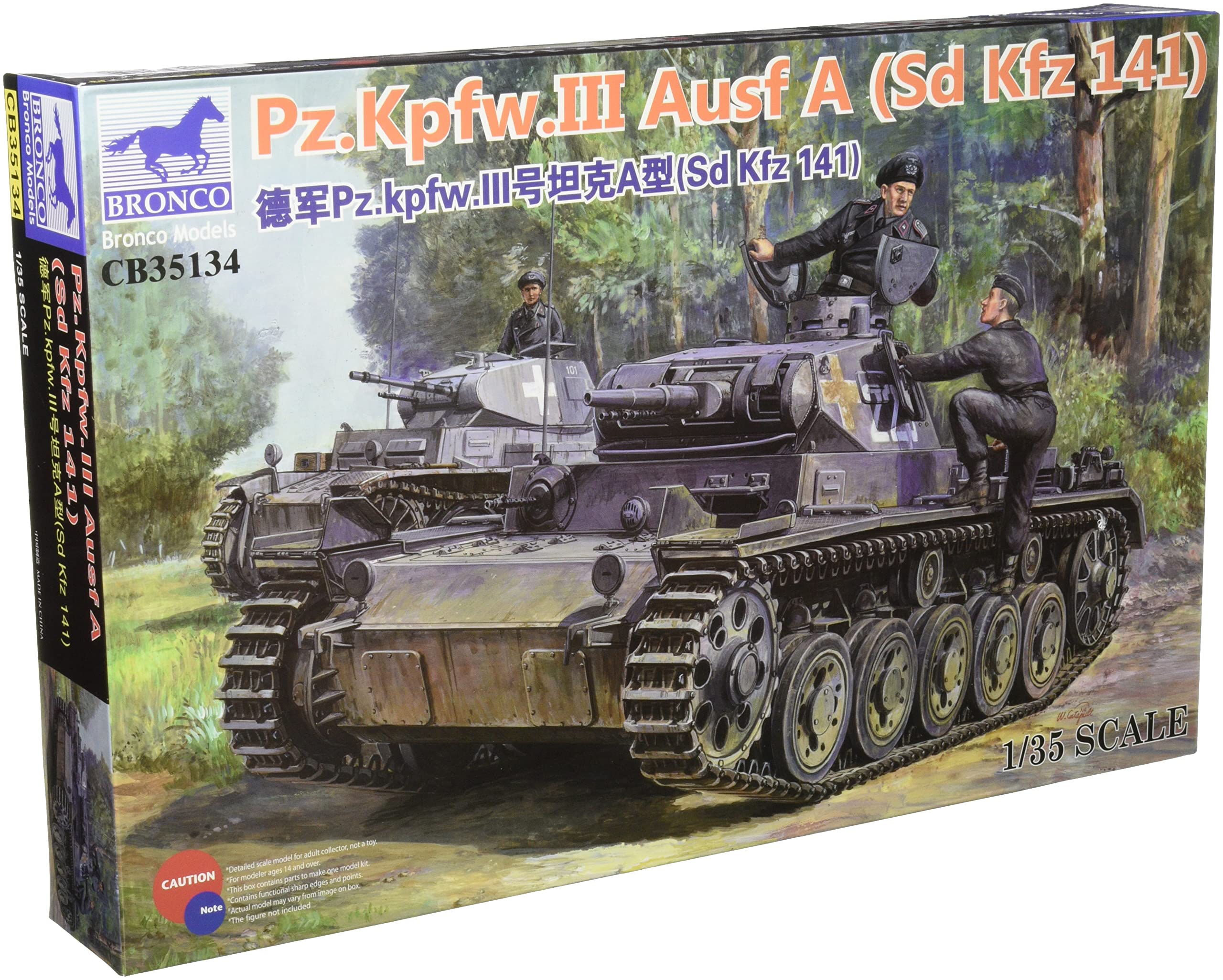 Unbekannt Bronco Models CB35134 Model Kit Armoured Combat III Version A