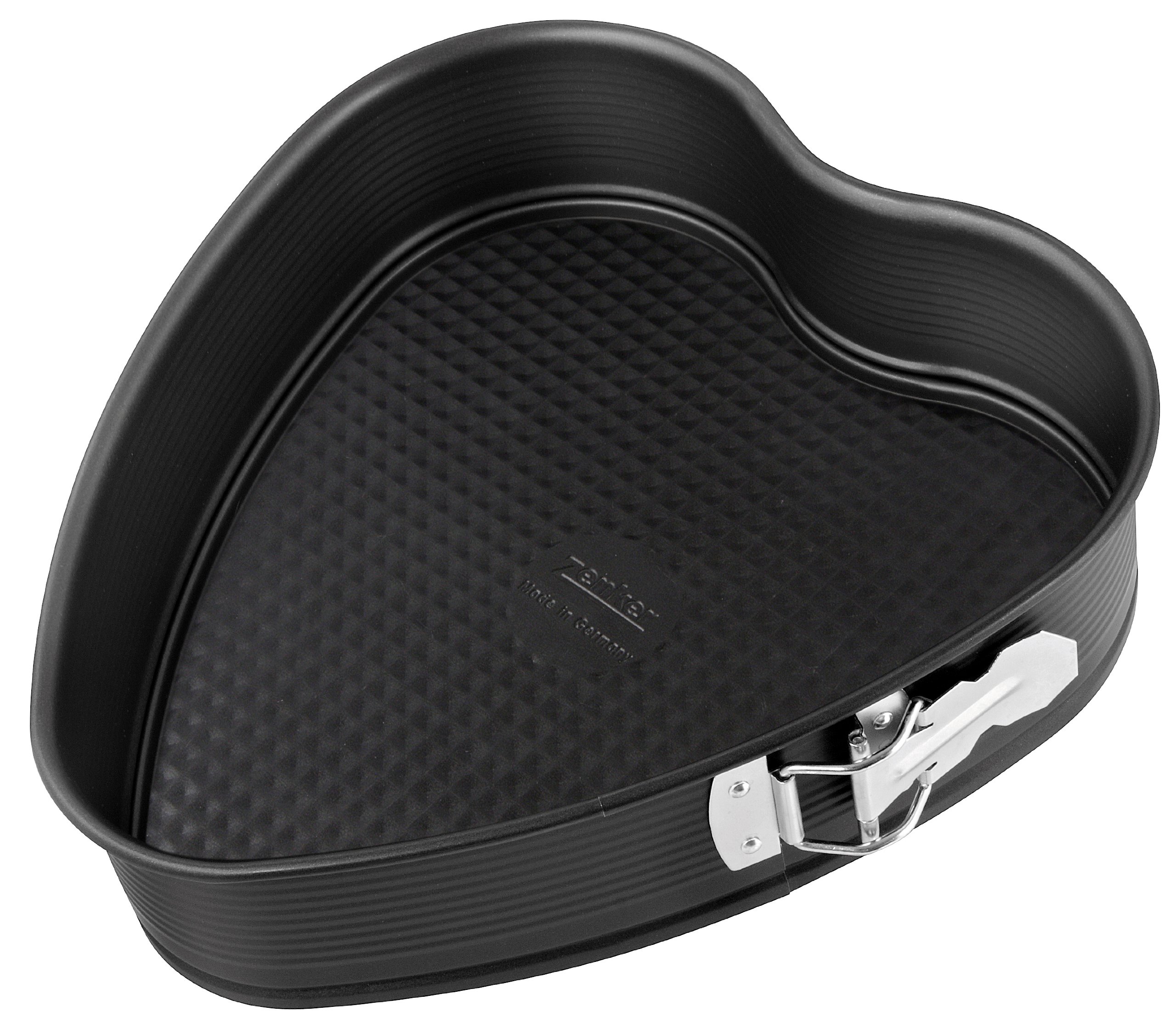 Zenker 3743 Heart-Shaped Springform Cake Tin Teflon Prima 26 cm