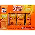 Lance Toast Chee Cheddar Cheese Sandwich Crackers 8 On-The-Go Packs of 6 Sandwiches 11.3 oz (Pack of 3)
