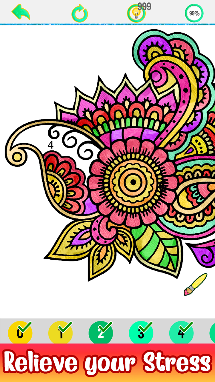 Oil Paint Book Color by Number for Android