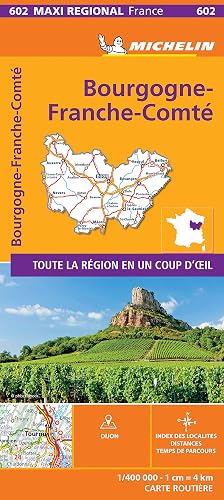 Download Carte Maxi Régional Bourgogne Franche-Comté Michelin 2020 PDF