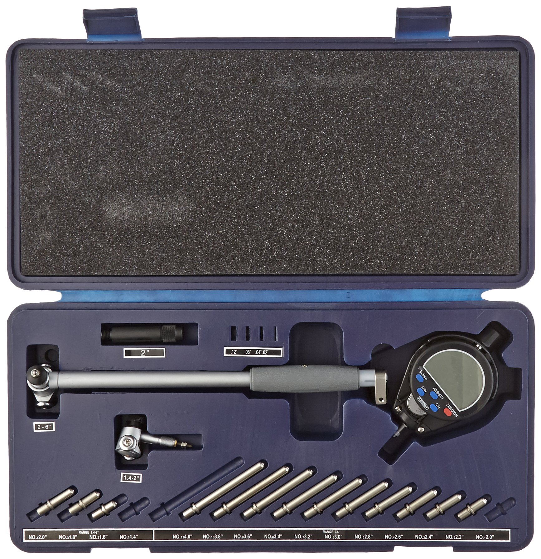 Fowler Full Warranty XtenderE Electronic Dial Bore Gage Gauge Set, 54
