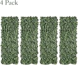 CHRISTOW Expanding Artificial Ivy Leaf Trellis 4 Pack 1m x 2m Outdoor view 2