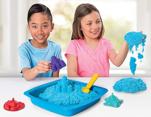 Kinetic Sand Sandbox Speelset Blauw 454 Gr Amazon Nl