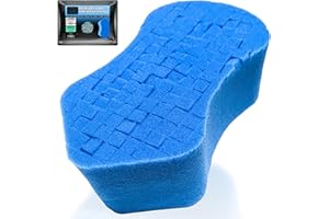 Sudz Budz® Premium Foam Grid Car Wash Sponge 1pc | Anti-Marring Sponge for Soap and Rinseless Washing | Cross-Cut, Easy Grip Sponge. Durable, Soft, Scratch-Free Car Cleaning and Detailing