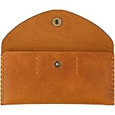 TheAntiq Leather Currency Pouch, Money Bag, Credit Card Wallet, Genuine Leather Currency Organiser For Men & Women, Dollar Bills Organiser, Money Pouch, Cash Bag- Handmade