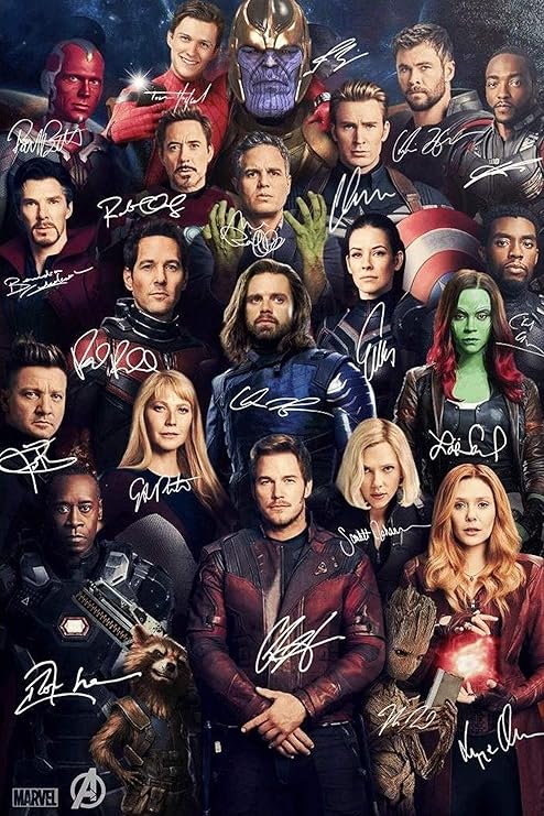 Amazoncom United Mart Poster Avengers Infinity War End