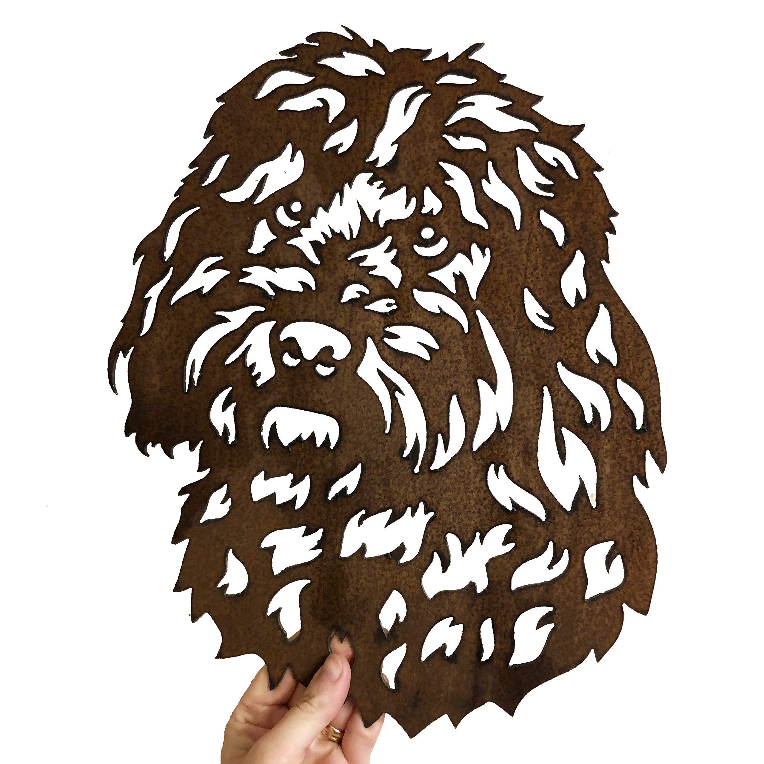 Image Industry Cockapoo Dog Garden Art Sculpture/Garden Ornament/Rusty Metal Dog/Metal Garden Sculpture/Metal Art (Medium 431mm x 529mm)