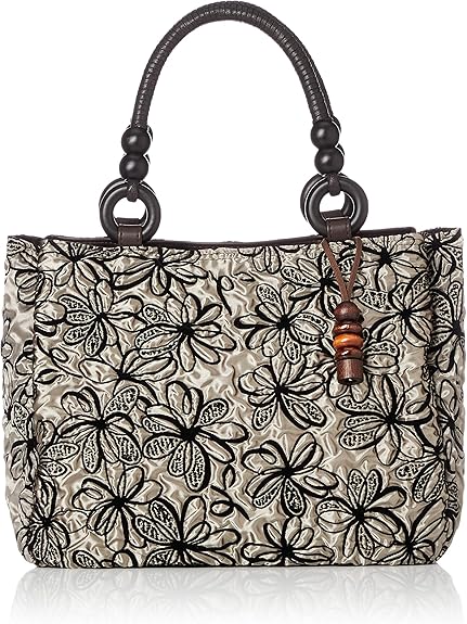 Amazon エーモーション 手提げバッグ 花モチーフ 6406 オーク A Motion エーモーション トートバッグ