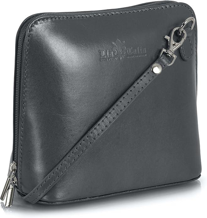 LiaTalia Genuine Vera Pelle Women Cross body Italian Leather Small Mini