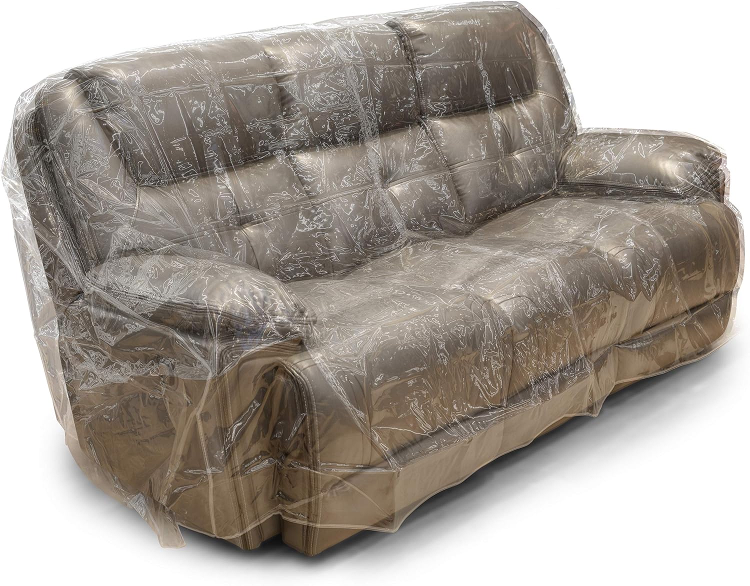 Besti Plastic Couch Cover for Pets - Clear Slipcovers for Big Sofas - Dust, Water, Dirt Furniture, Upholstery Protectors for Home, Living Room - Dog and Cat Scratch, Pee and Sit Deterrent - 96x42x40: Kitchen & Dining