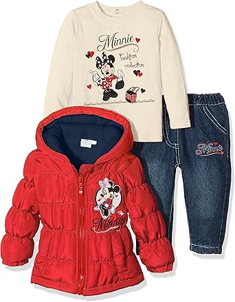 Disney Minnie Mouse Fashion Collection Ensemble Rouge Red 3 6 Taille Fabricant 6 Mois Bebe Fille Amazon Fr Vetements Et Accessoires